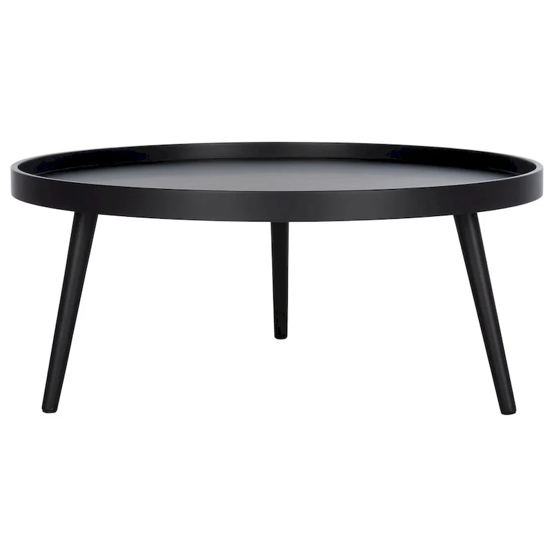 Arline Round Tray Top Coffee Table - 35.4 x 35.4 x 15 - 35Wx35Dx15H