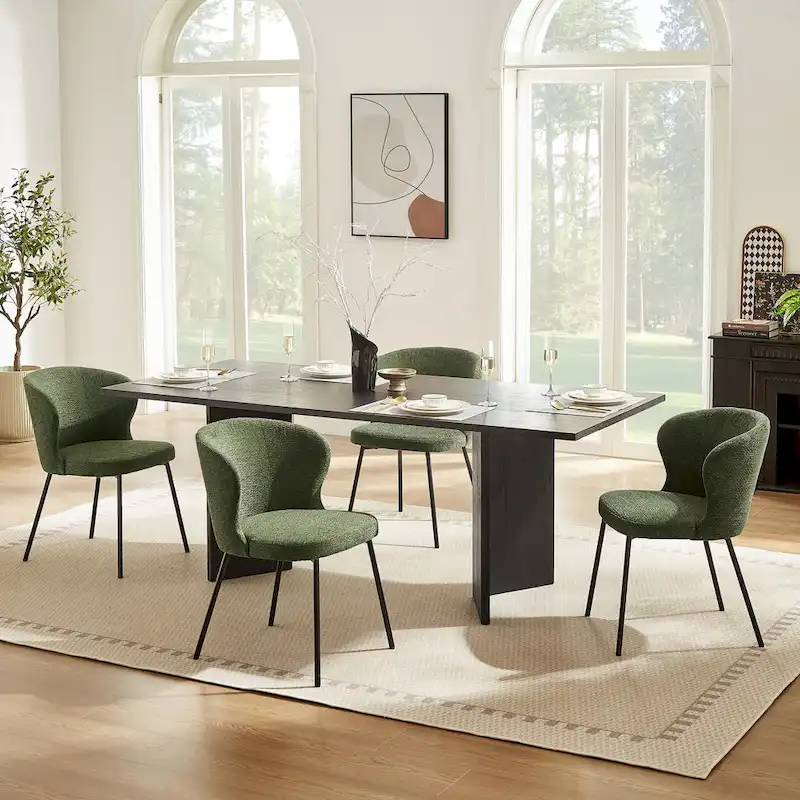 Modern Dining Chairs, Set of 2