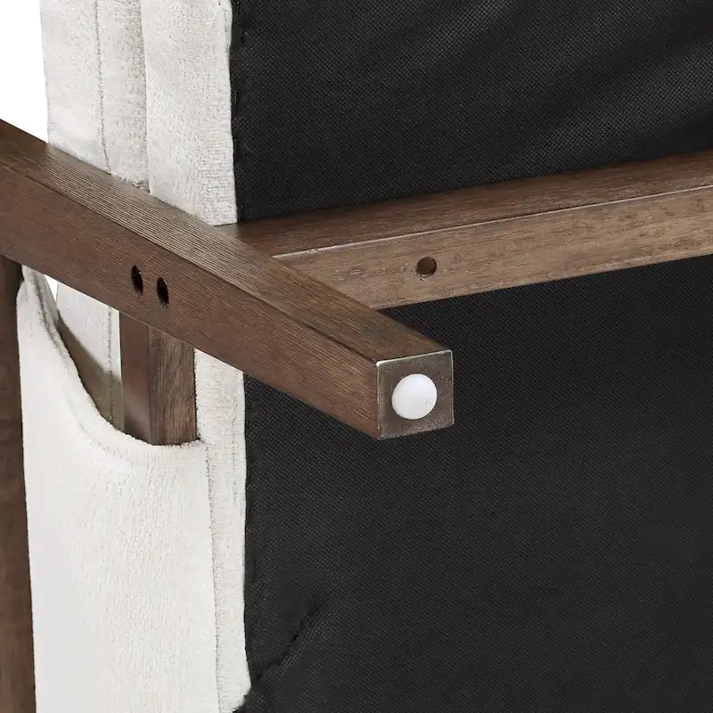 Mid-Century Modern 30  W Chenille Upholstered Accent Leisure Armchair