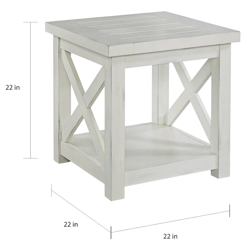Seaside Lodge Off-White End Table