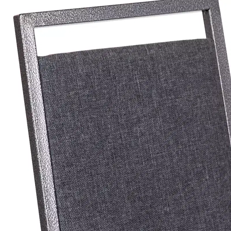 Flash Furniture HERCULES Series Square Back Stacking Banquet Chair with Silvervein Frame