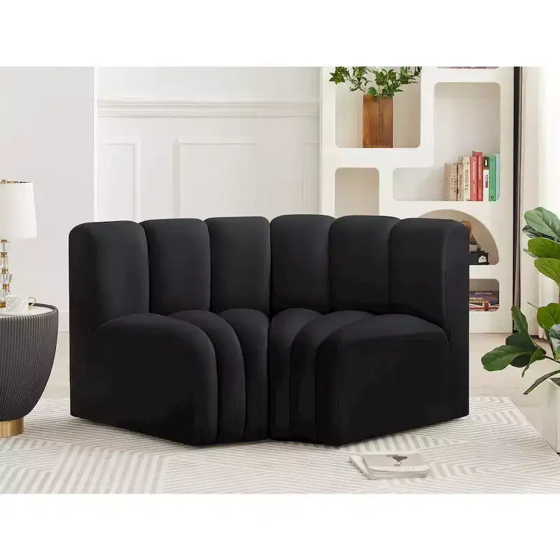 Meridian Furniture,Arc Velvet Modular Sofa