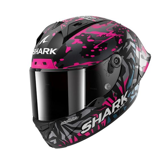 Shark AERON-GP FIM RACING #2 REPLICA REDDING Mat Full Face Helmet - Carbon / BlueRef: SH1860