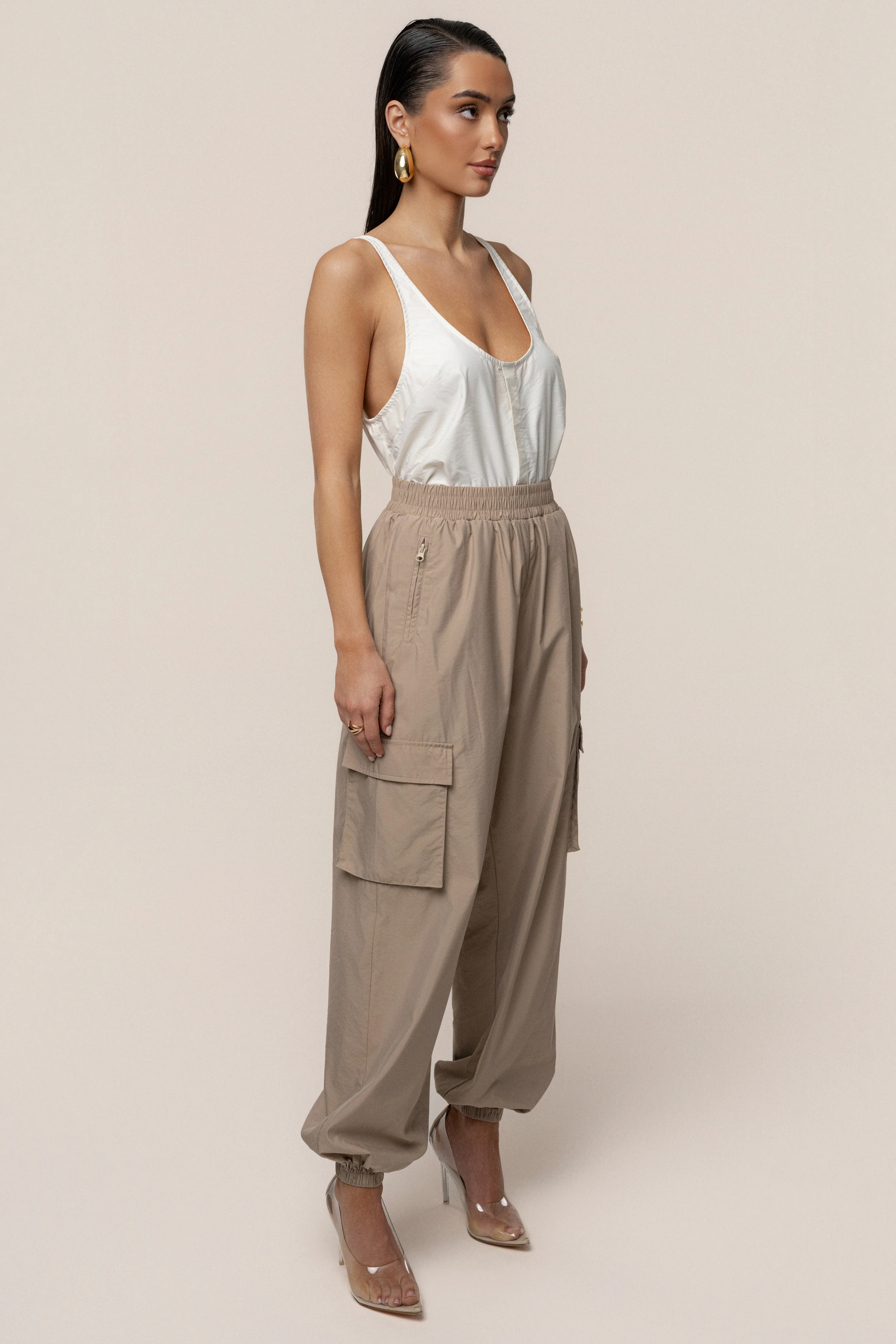 Beige Endure Jogger