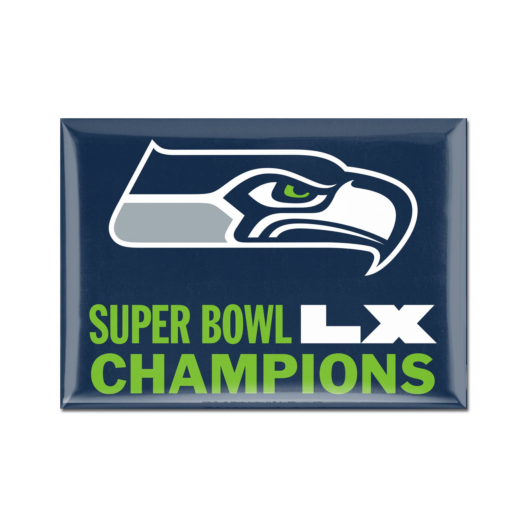 Seattle Seahawks Super Bowl LX Champions Fridge Magnet