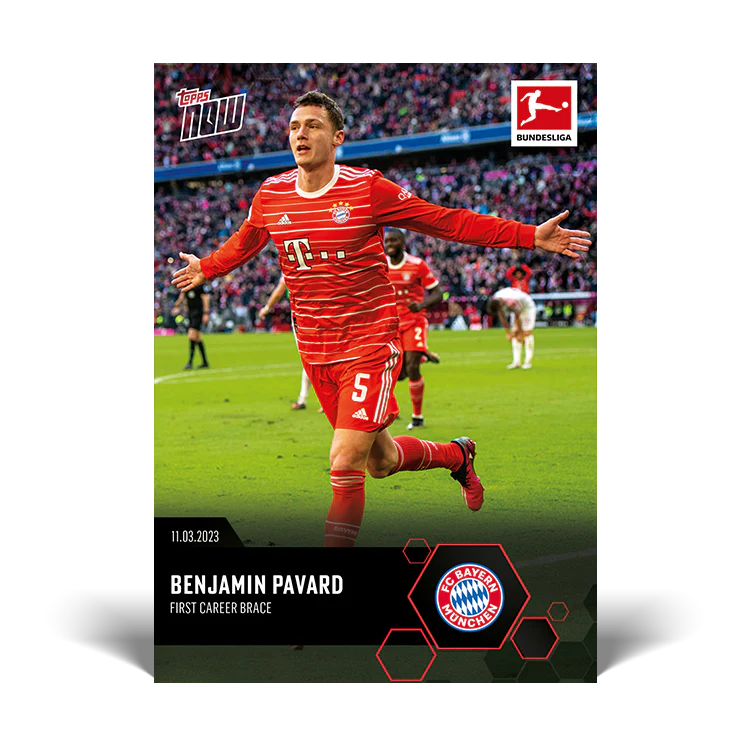 Topps UK - 5 Cards Bundle - Bundesliga TOPPS NOW® #153-157