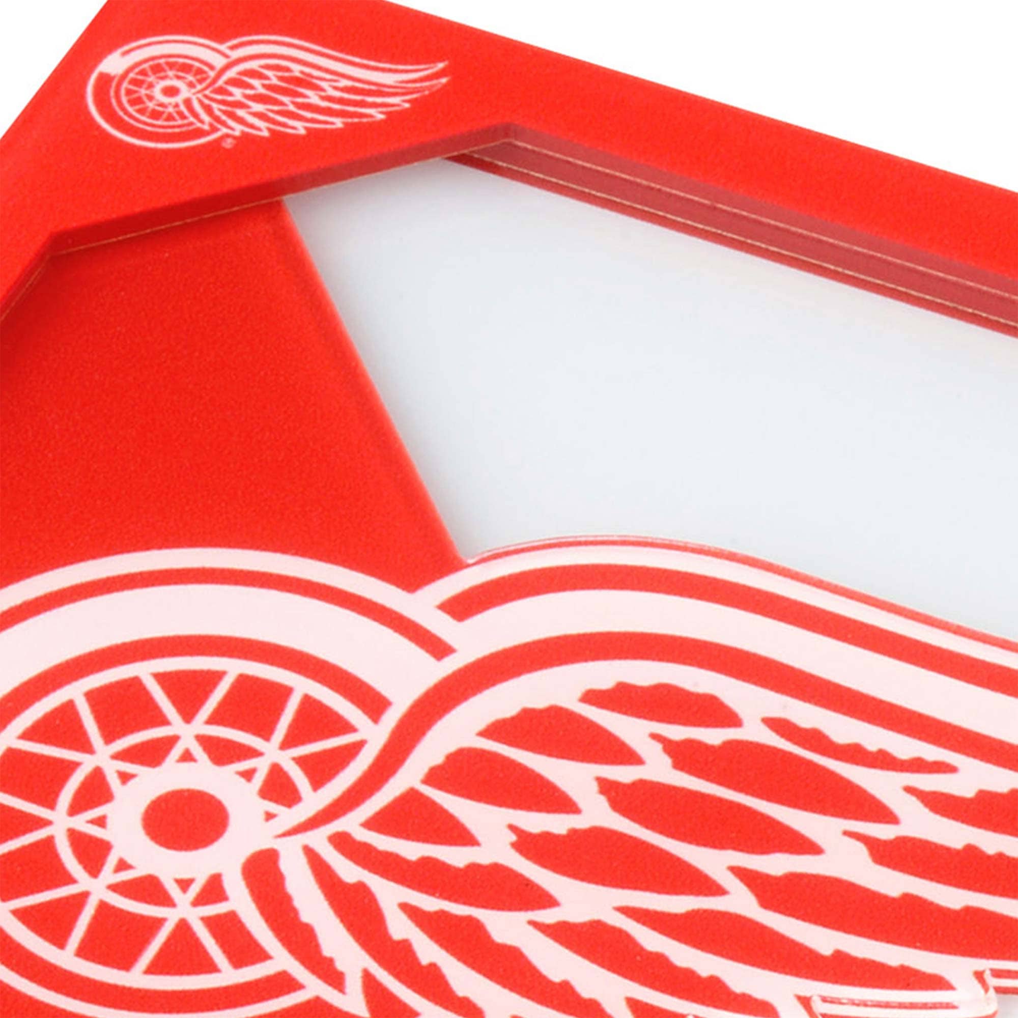 Detroit Red Wings 3D Logo NHL Coasters (2-Piece)