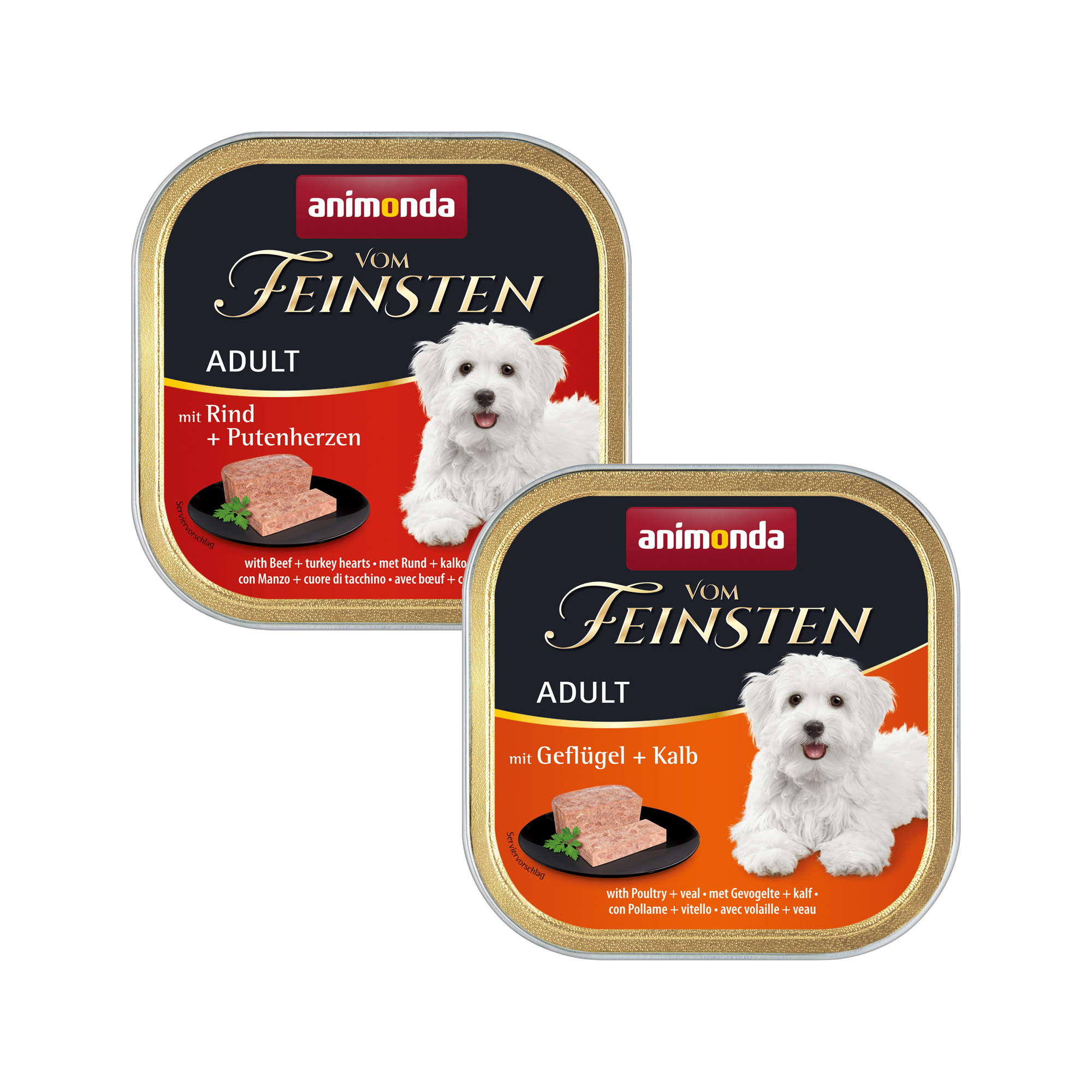 Animonda Vom Feinsten Classic - Beef & Turkey heart - 22 x 150g