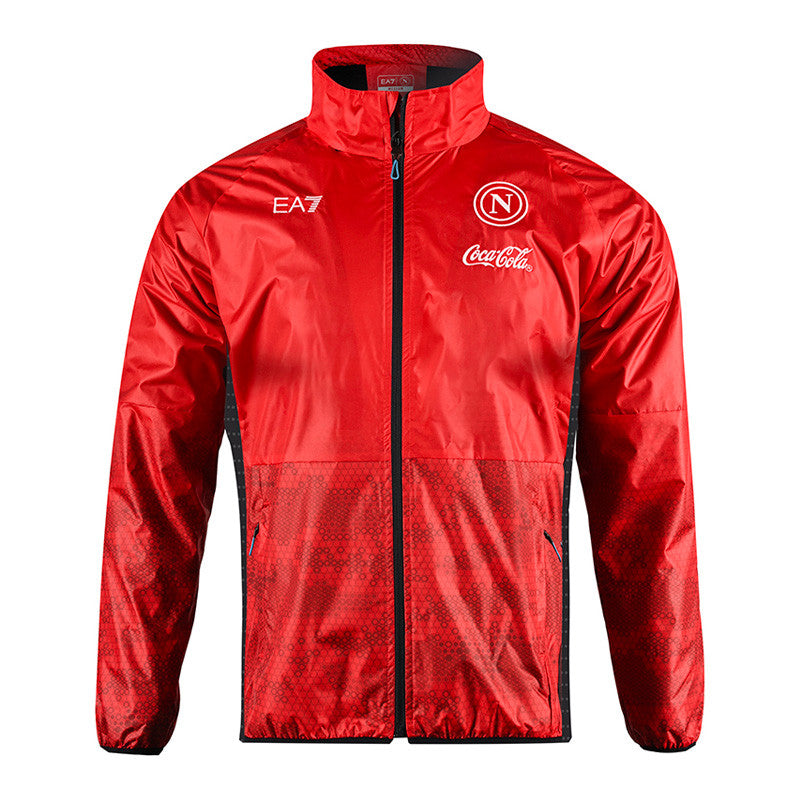 SSC Napoli Red Windbreaker