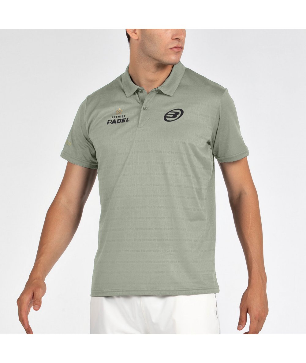 POLO-SHIRT BULLPADEL POMPIER EUCALYPTUS