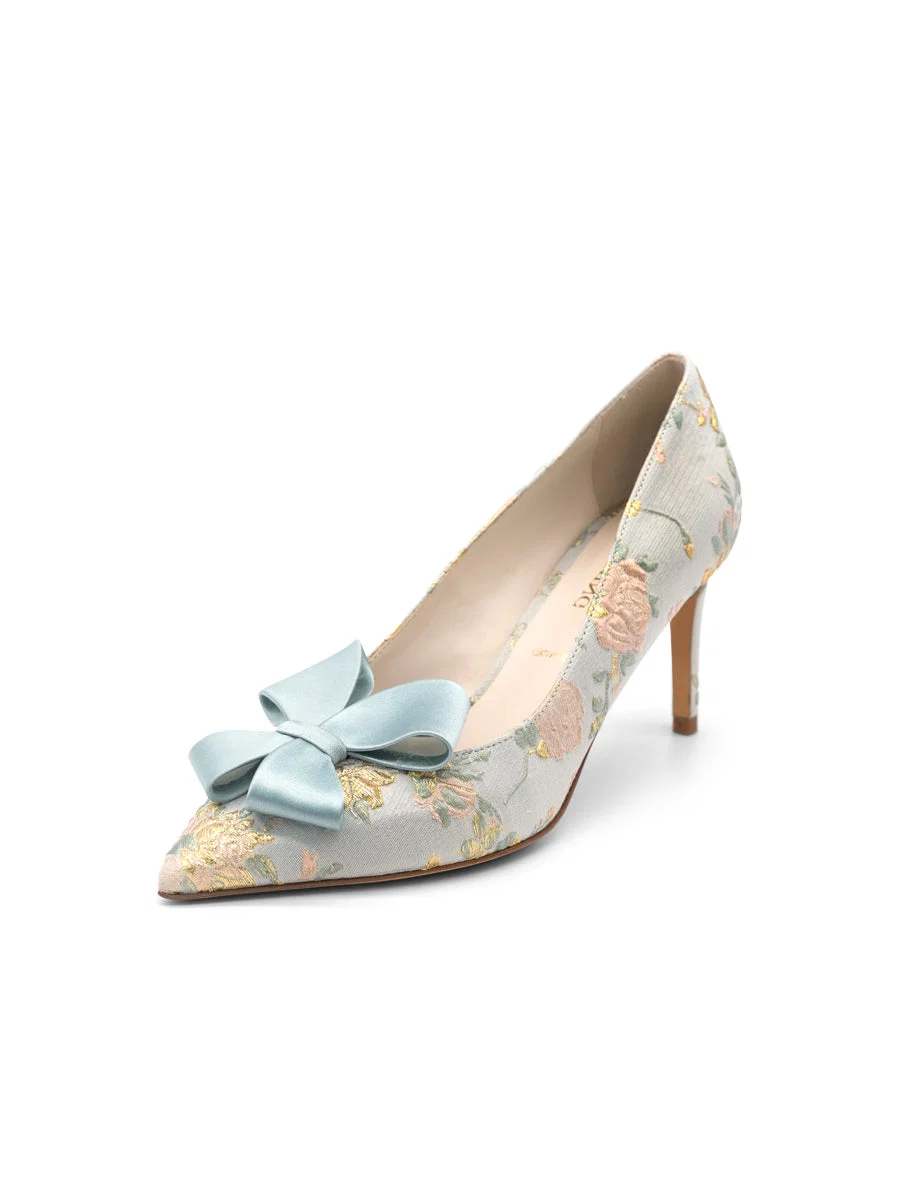 Caitlin Pointed Toe Pump Brocade