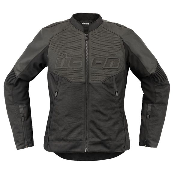 Icon Overlord3 Women - Black Motorcycle JacketRef: IC0872