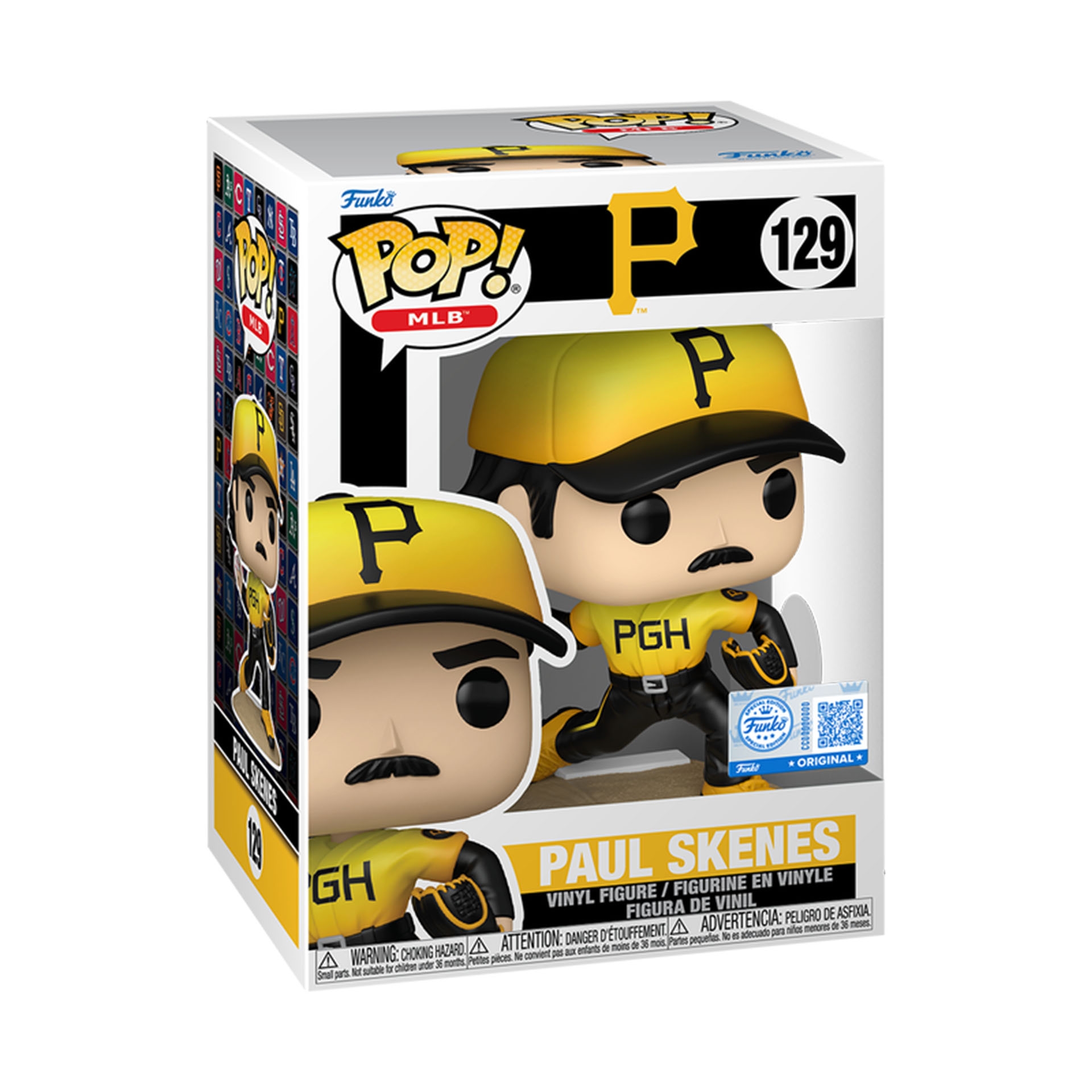 Funko POP! #129 Paul Skenes Pittsburgh Pirates Vinyl MLB Figure