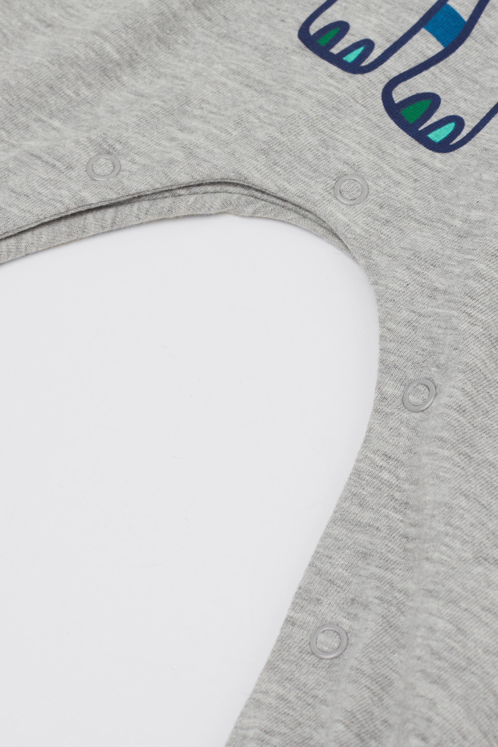 Baby Pure Cotton Playsuit with Long Sleeves and Feet