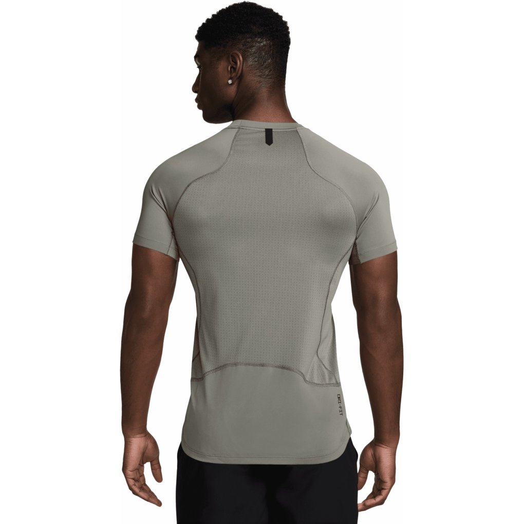 Nike Pro Dri-FIT Short Sleeve Top Men - light army/light liquid lime HV0409-320