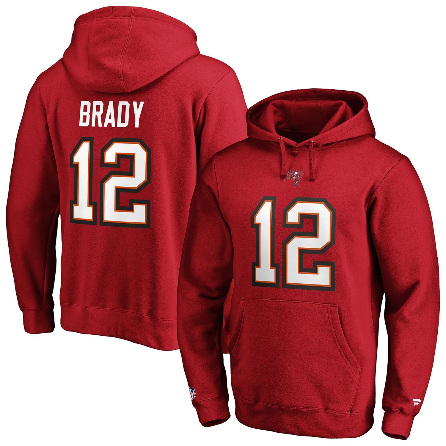Tom Brady #12 Tampa Bay Buccaneers Fanatics Player NFL Hoodie