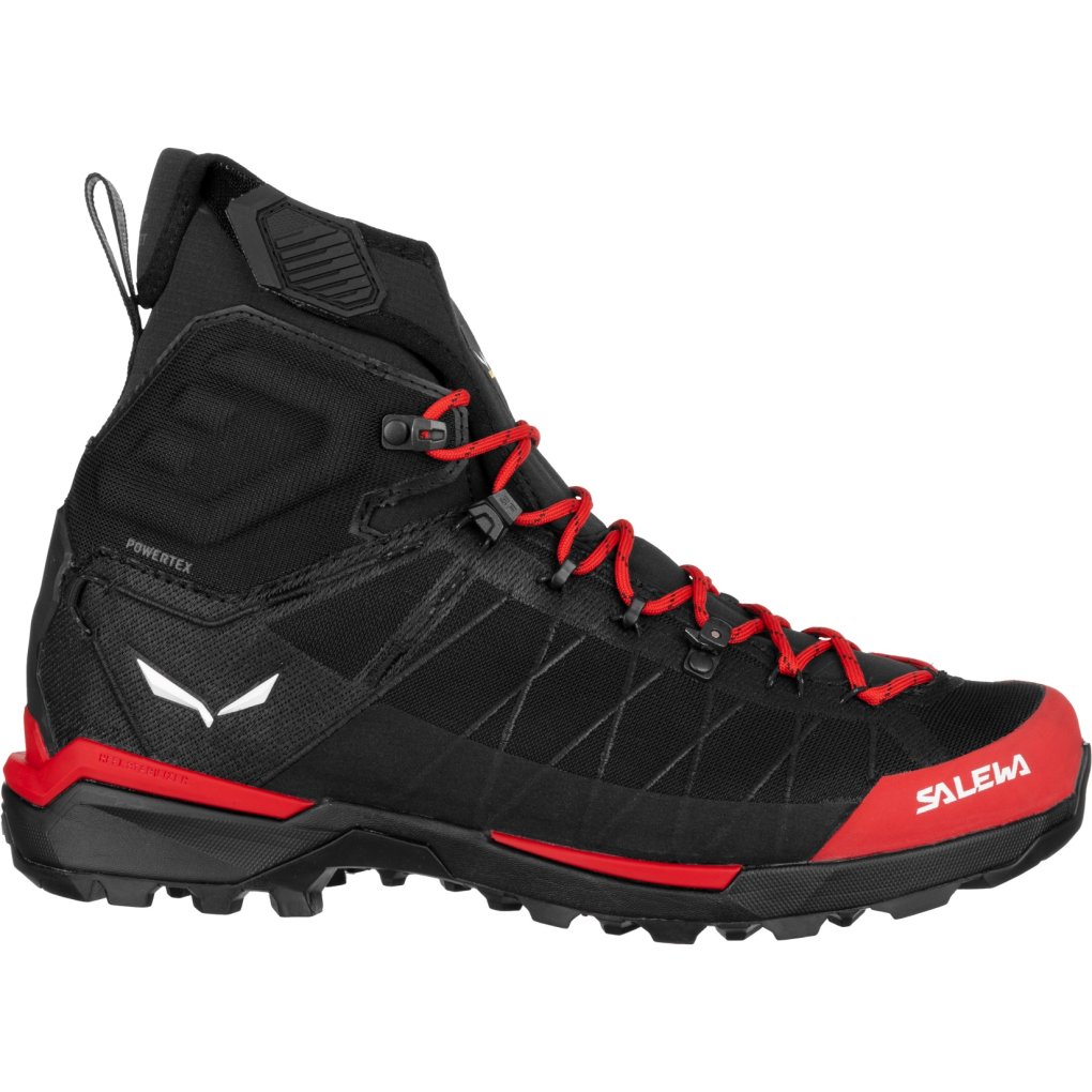 Salewa Ortles Light Mid Powertex Approach Shoes Men - flame/black 1501