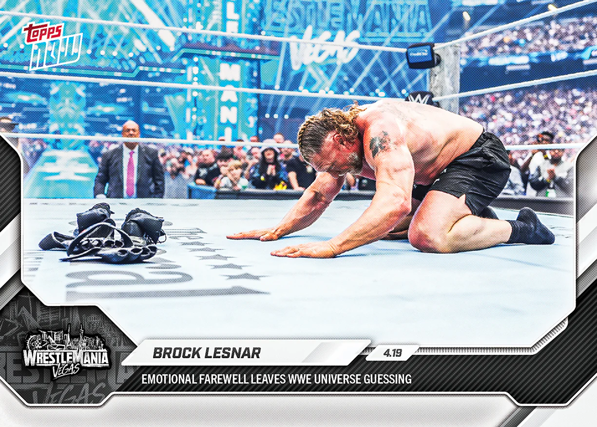 Brock Lesnar - 2026 WWE Topps NOW® - Card 45 - PR: 4841