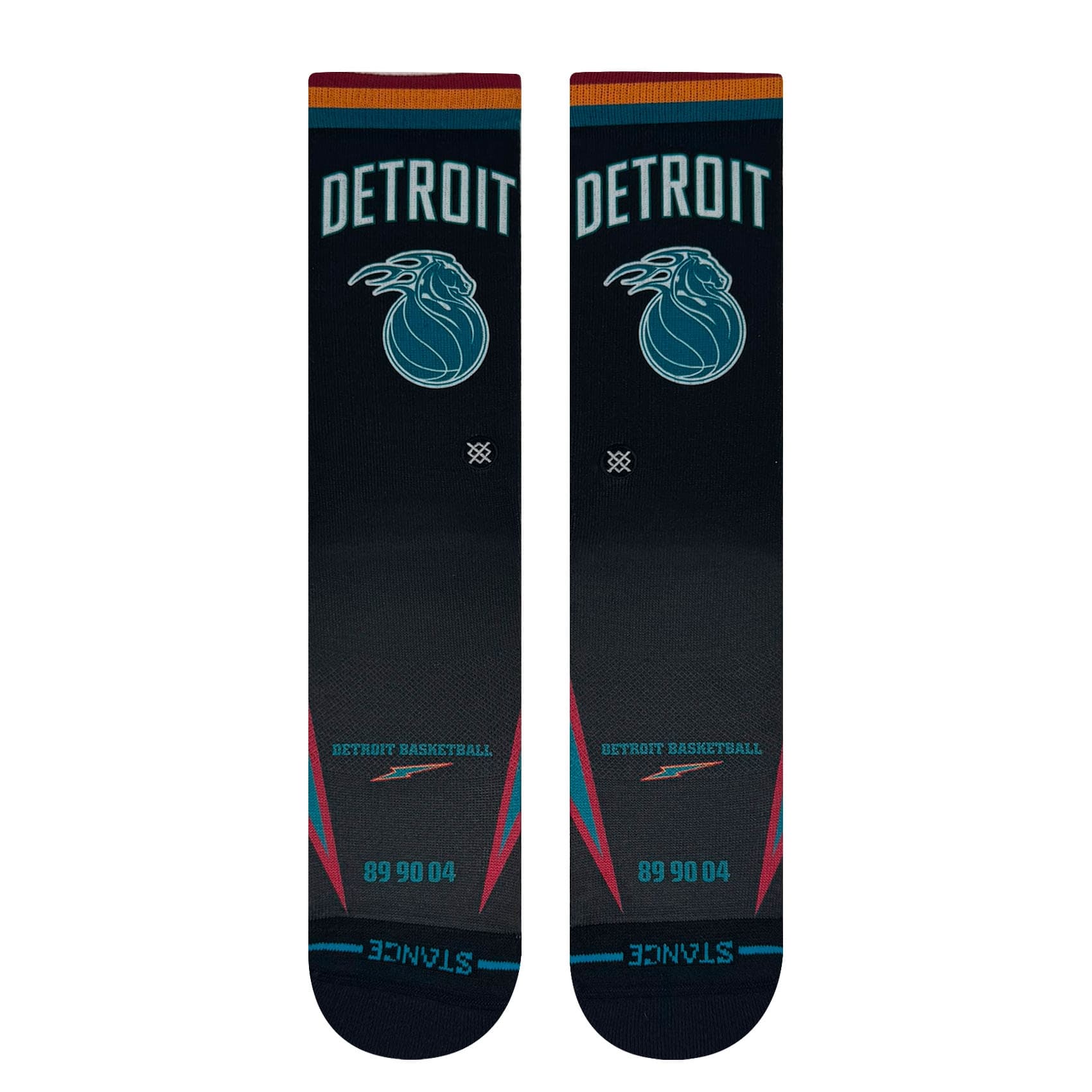 Detroit Pistons 2025-26 NBA City Edition Crew Socks