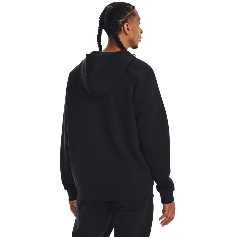 Under Armour UA Rival Fleece Full-Zip Hoodie Men - Black/White