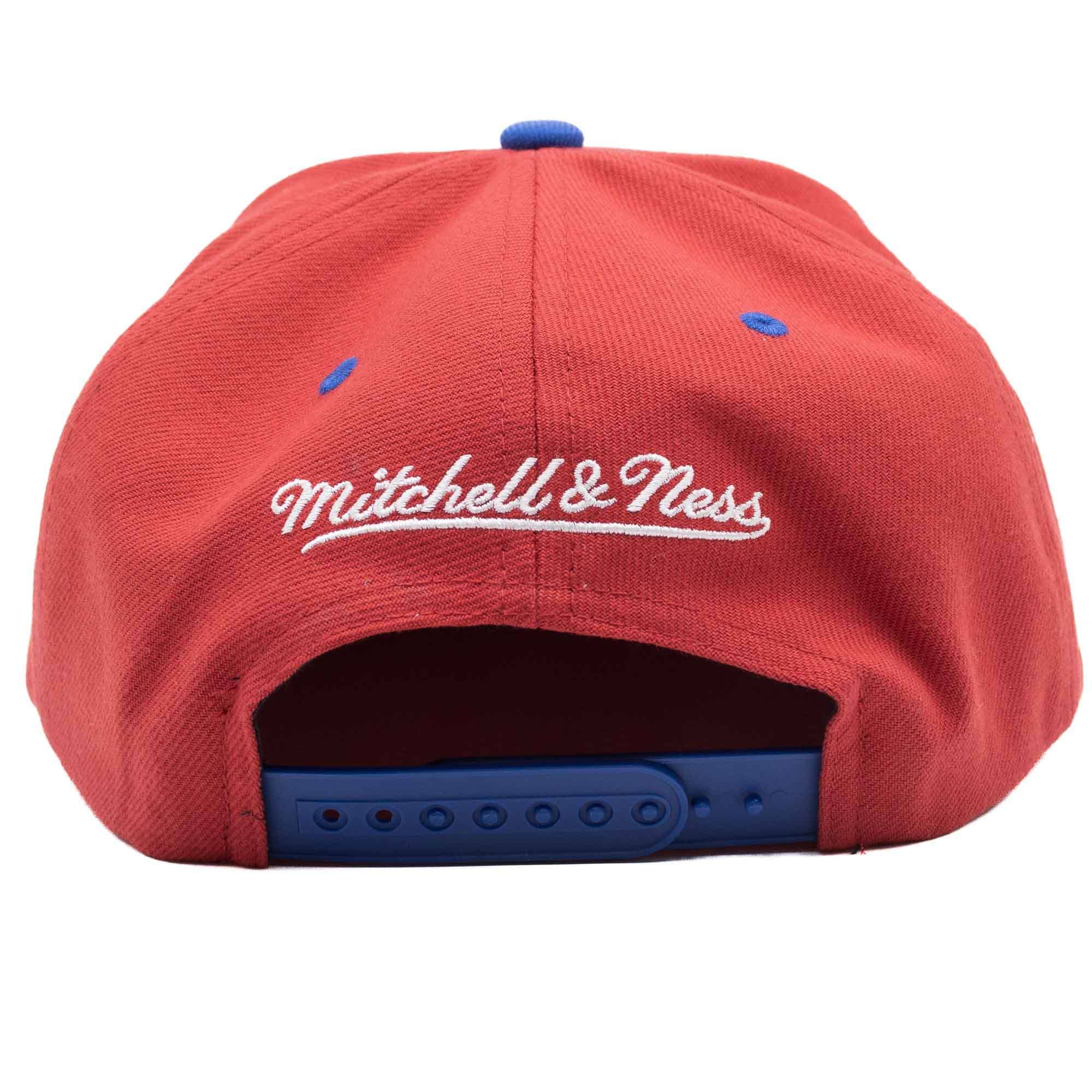 Philadelphia 76ers Transcript Mitchell & Ness Snapback NBA Cap