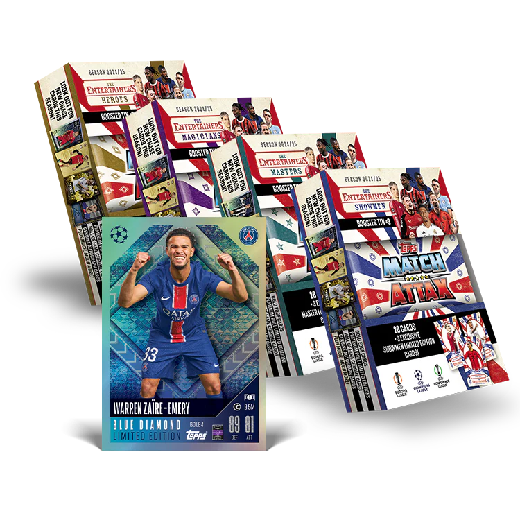 Match Attax 24/25 - Booster Tin Bundle with exclusive LE