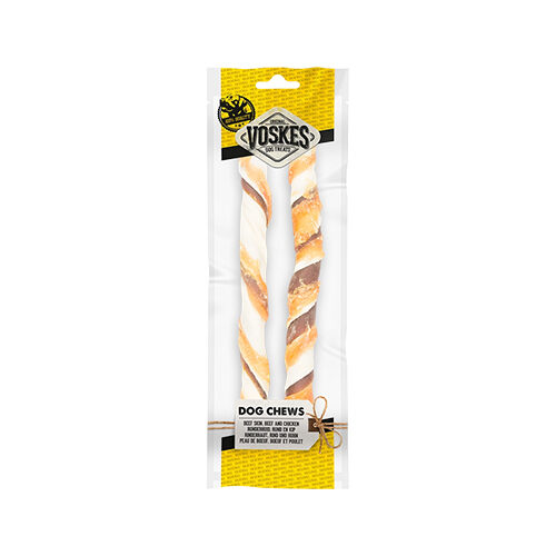 Voskes Beefhide, Beef & Chicken Sticks - 2 x 25 cm
