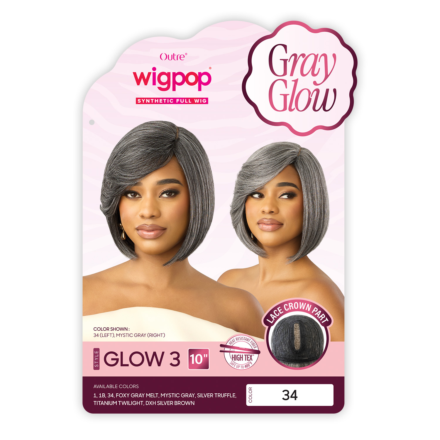 Outre Full Wig Wigpop Gray Glow Glow 3