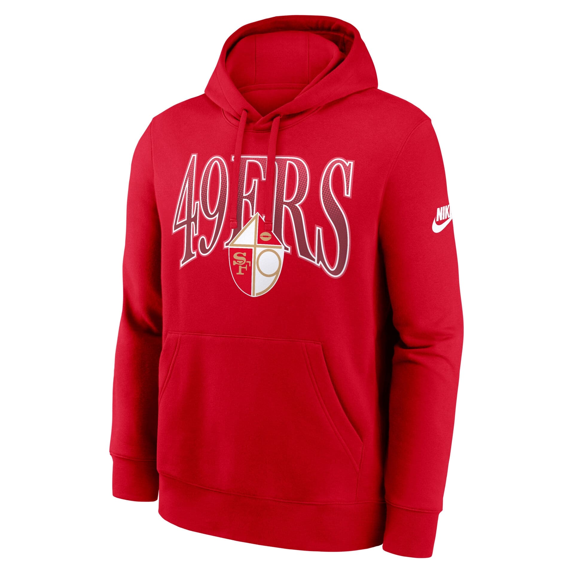 San Francisco 49ers Throwback Full Blitz Club NFL Hoodie Red