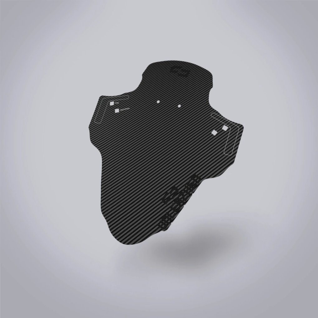 Unleazhed Unsplash M01 Bolt On Mudguard - Carbon
