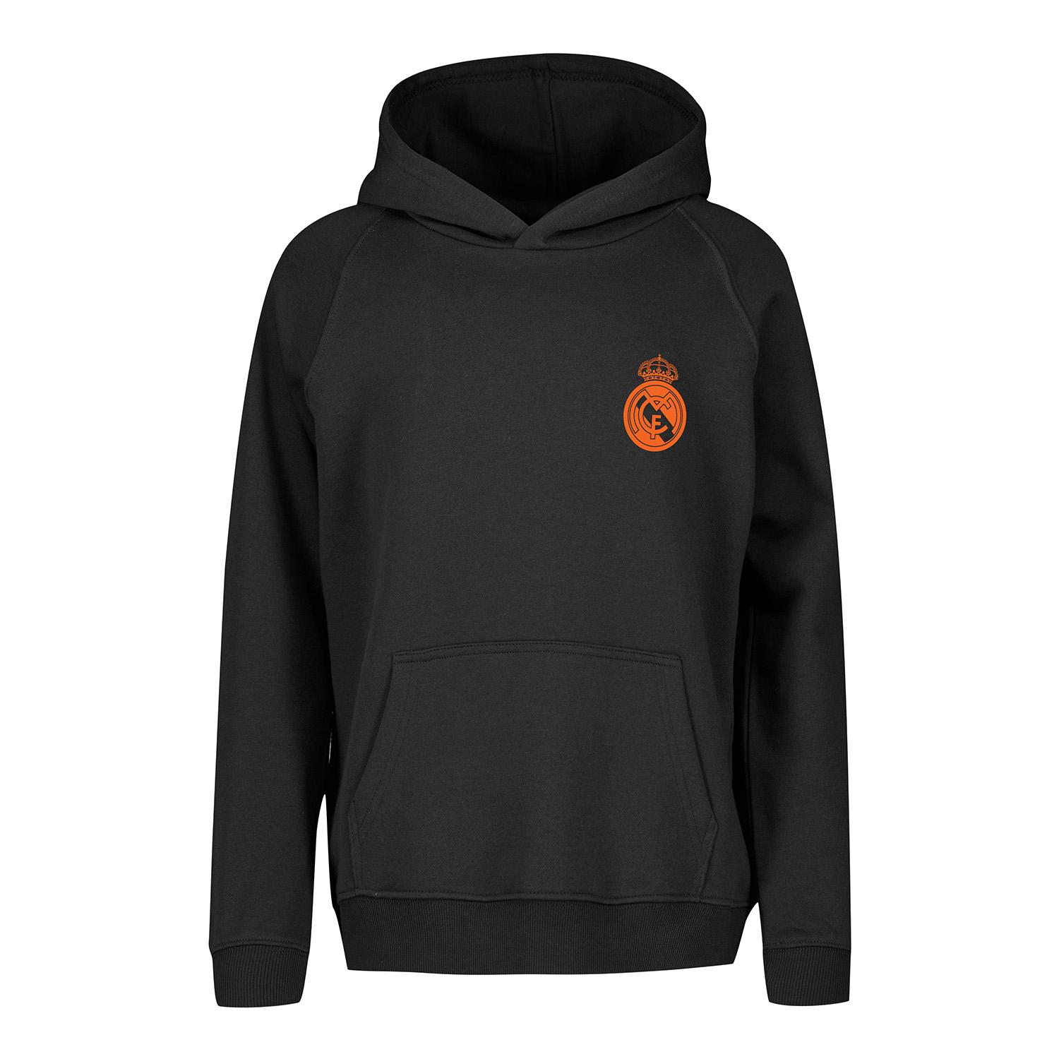 Kids Halloween Back Print Hoodie Black Real Madrid