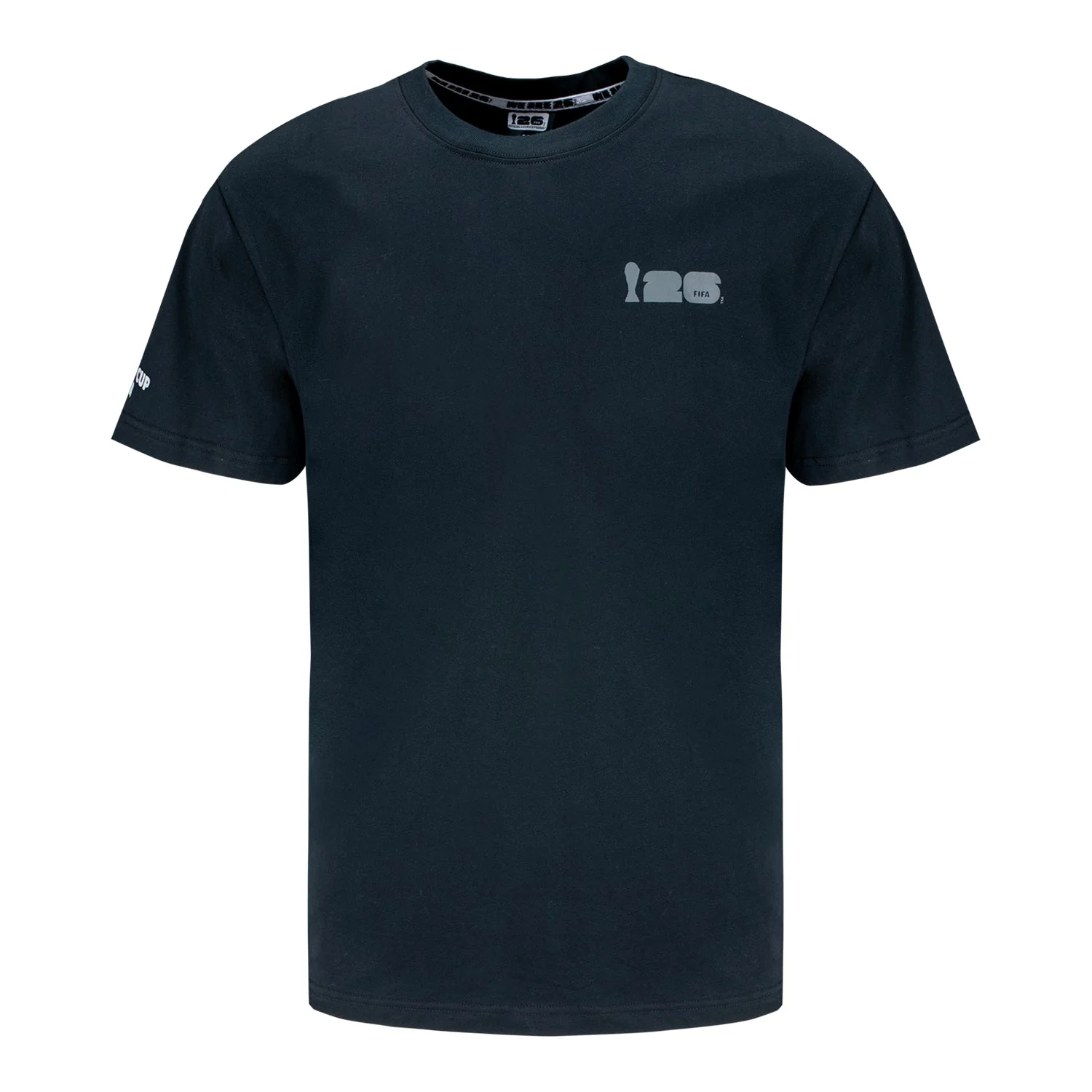 2026 Soccer Fan Collection Tonal Minimal Black T-Shirt - Unisex