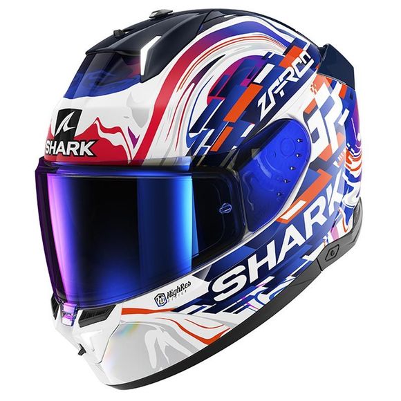 Shark SKWAL i3 REPLICA ZARCO GP DE FCE Full-Face Helmet - White / PurpleRef: SH1745