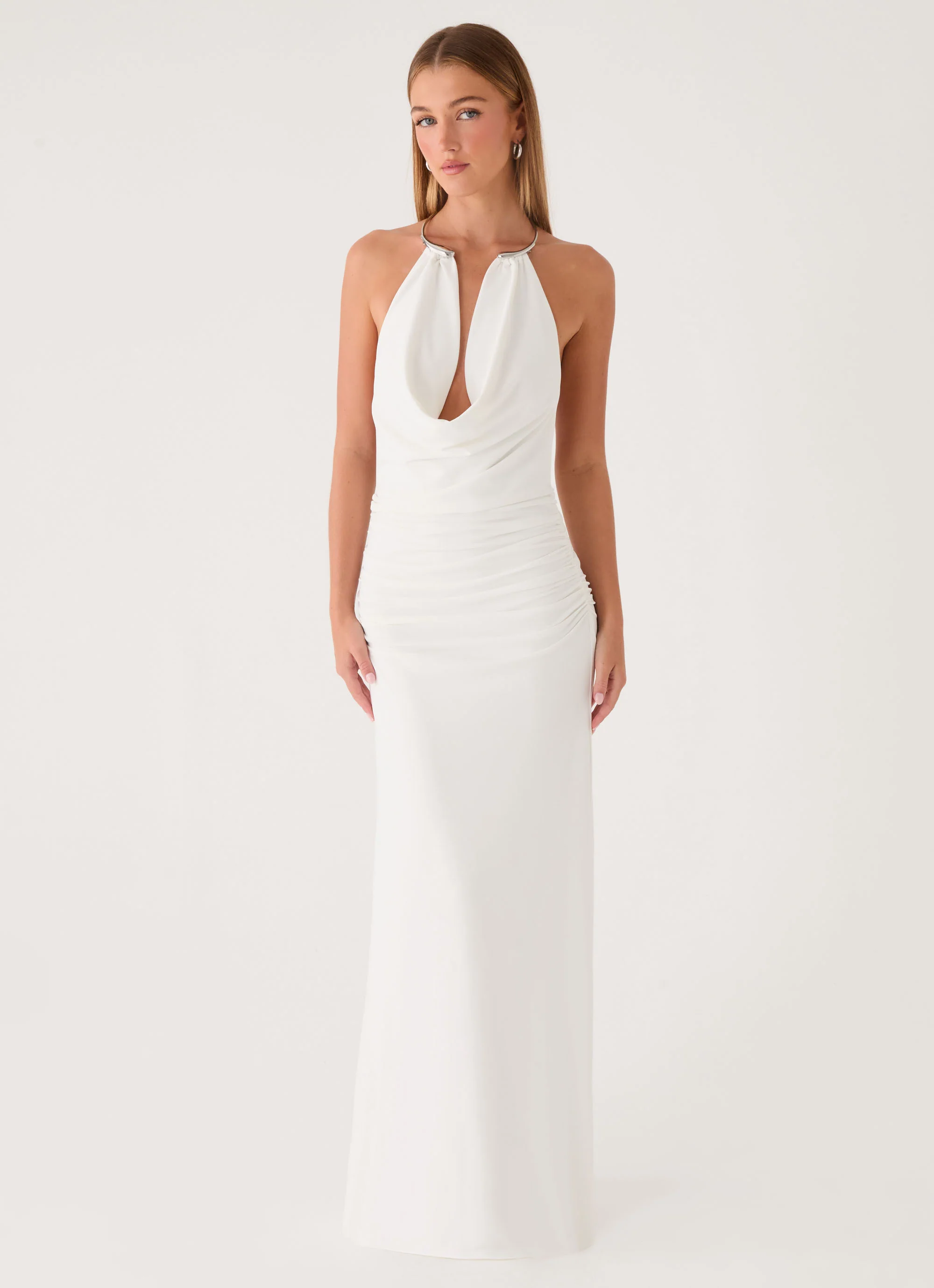 Hena Maxi Dress - White