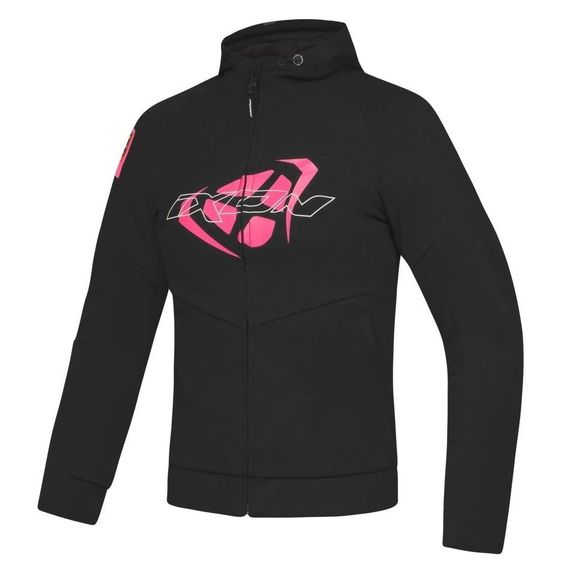 Ixon TOUCHDOWN L Motorcycle Hoodie - Black / PinkRef: IX1767