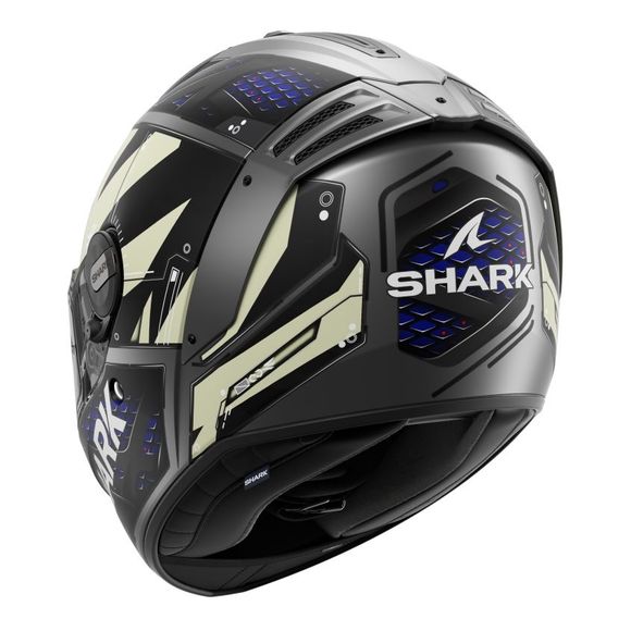 Shark SPARTAN RS STINGREY Full-Face Helmet - Gray / WhiteRef: Sh1675-C65279