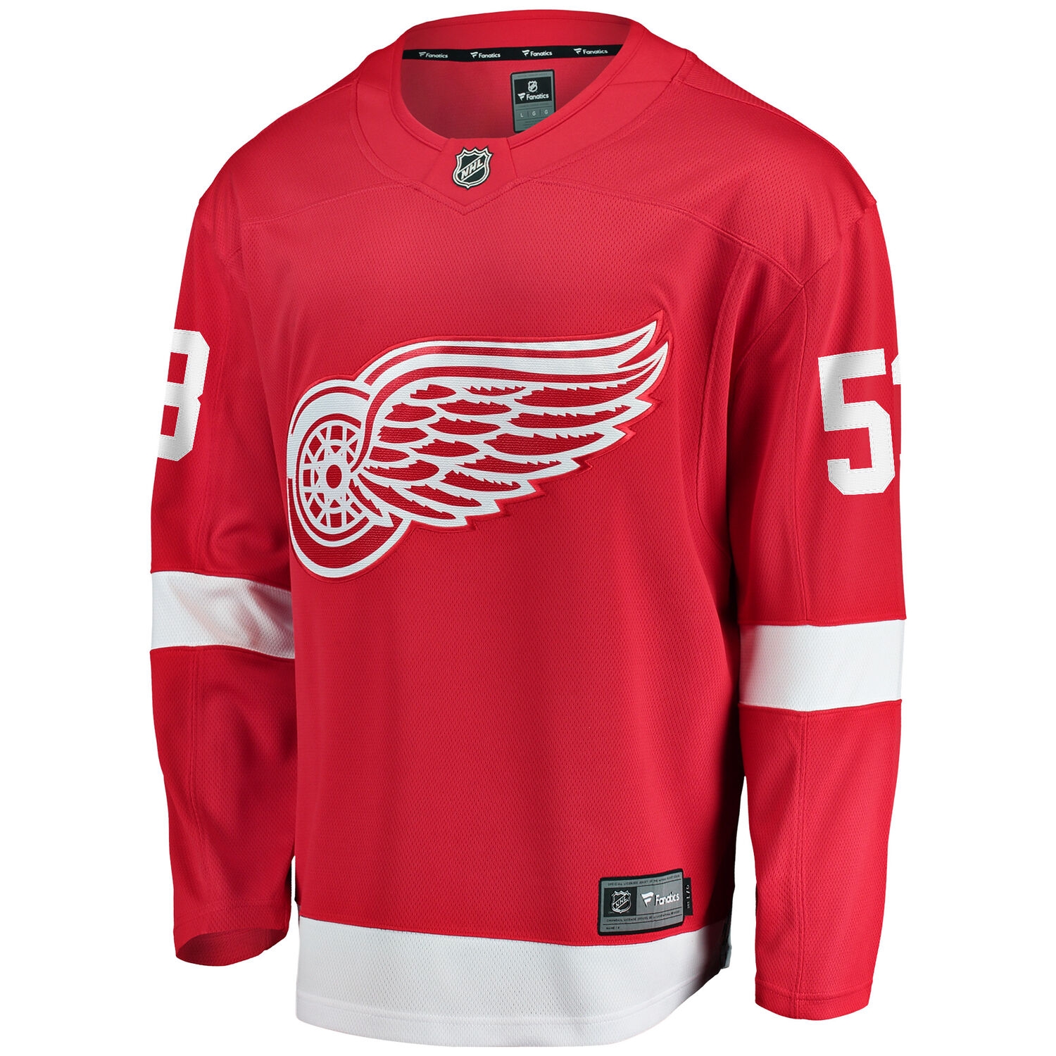 Moritz Seider #53 Detroit Red Wings Breakaway NHL Jersey Red