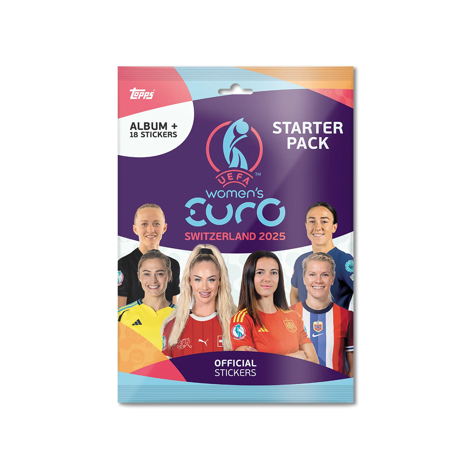 Topps Official Women's Euros 2025 Sticker Collection - Starter Pack