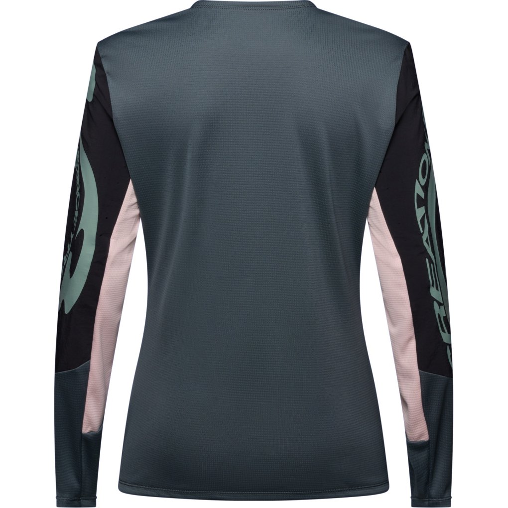 FOX Defend MTB Long Sleeve Jersey Women - Creation - deep cobalt