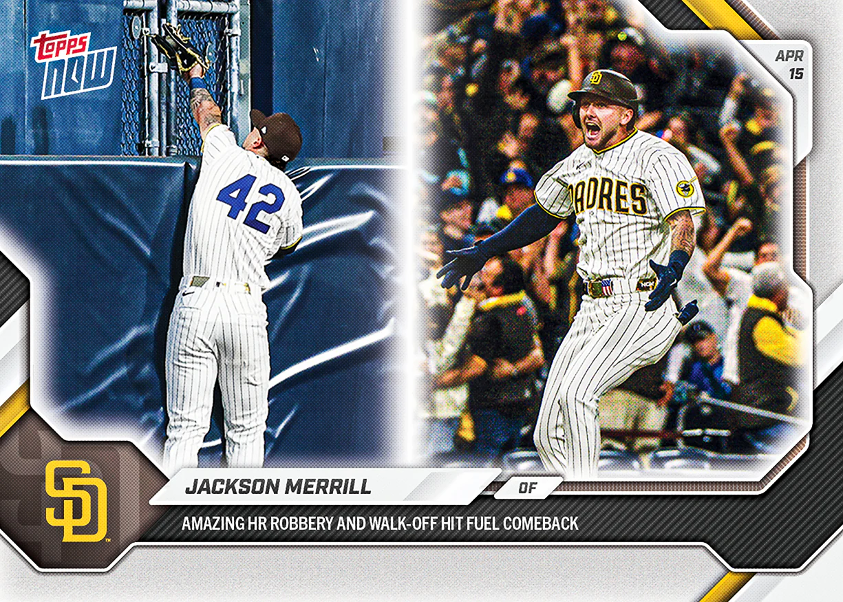 Jackson Merrill - 2026 MLB Topps NOW® - Card 90