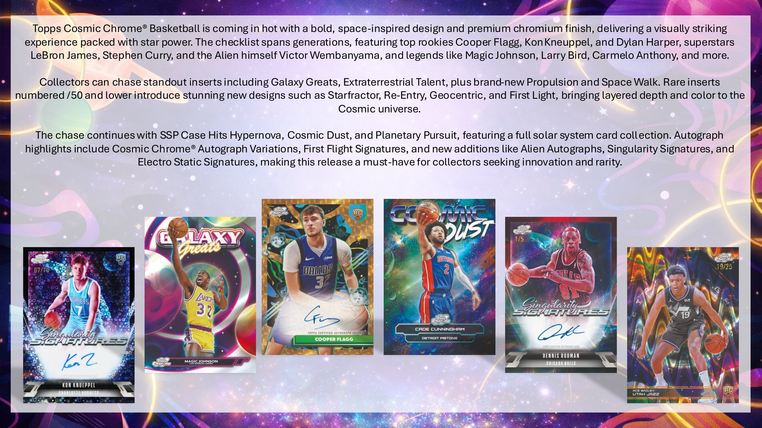 (LIVE BREAK) 2025/26 Topps Cosmic Chrome NBA Basketball Hobby Box