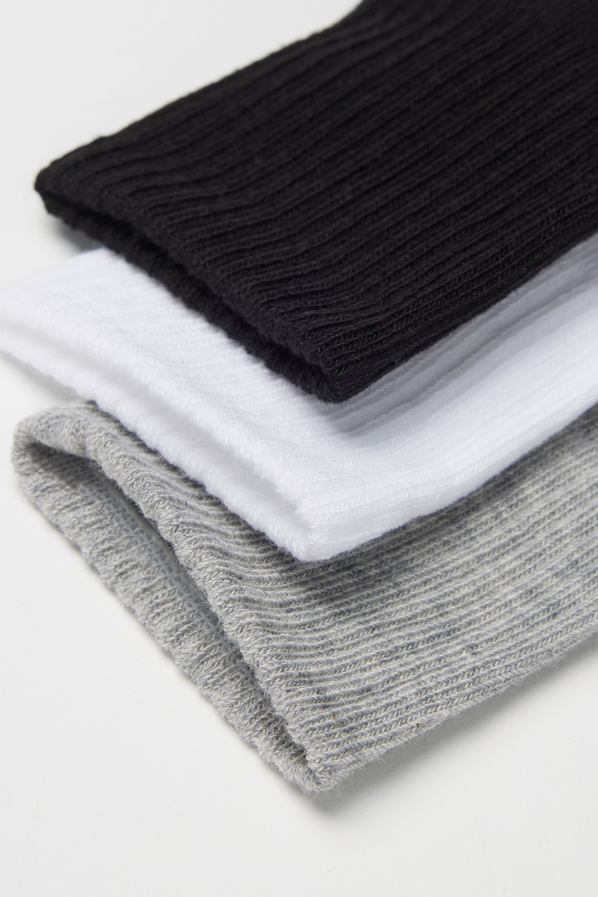 3 Pairs of Kids’ Unisex Short Cotton Sport Socks