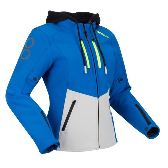 Blouson Moto Bering LADY ROTOR - Bleu / GrisRef : BR1663