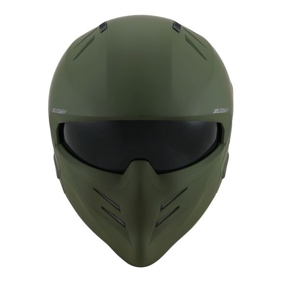 Suomy Armor jet helmet - Plain - GreenRef: SU0398