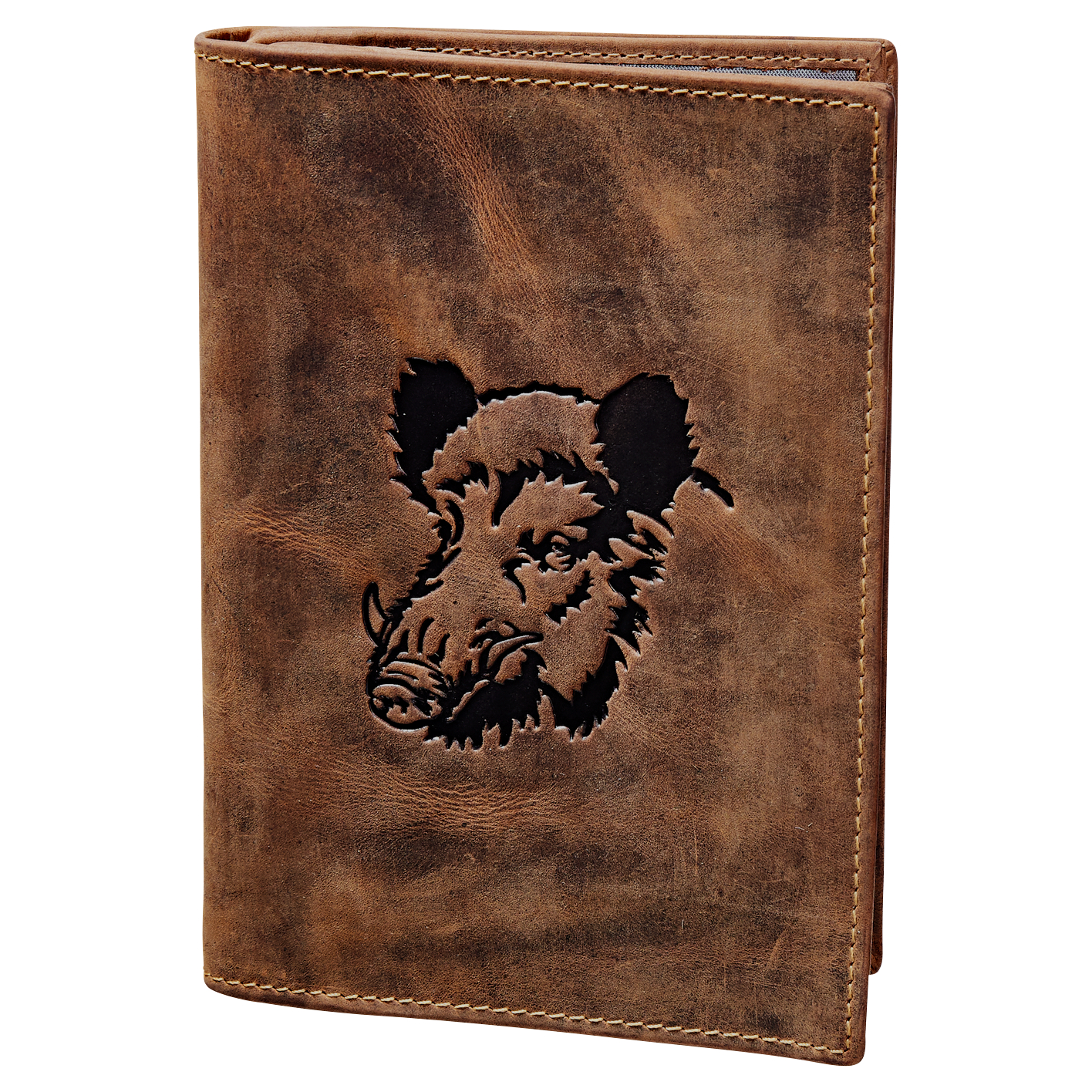 Green Burry Greenburry Vintage identity card folder Boar (Leather)