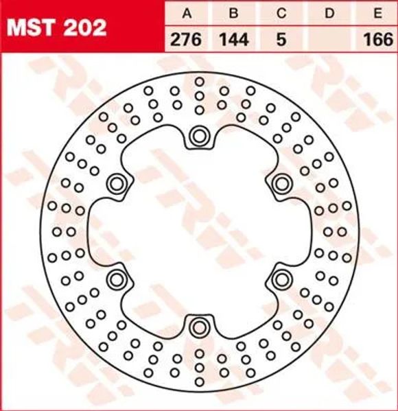 Rond Trw Brake Disc 17100967Ref: Trw00463A / 17100967