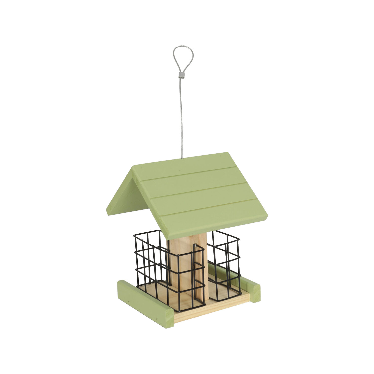 Boon Wooden Double Suet Block Holder - 19.5 x 17.5 x 15 cm