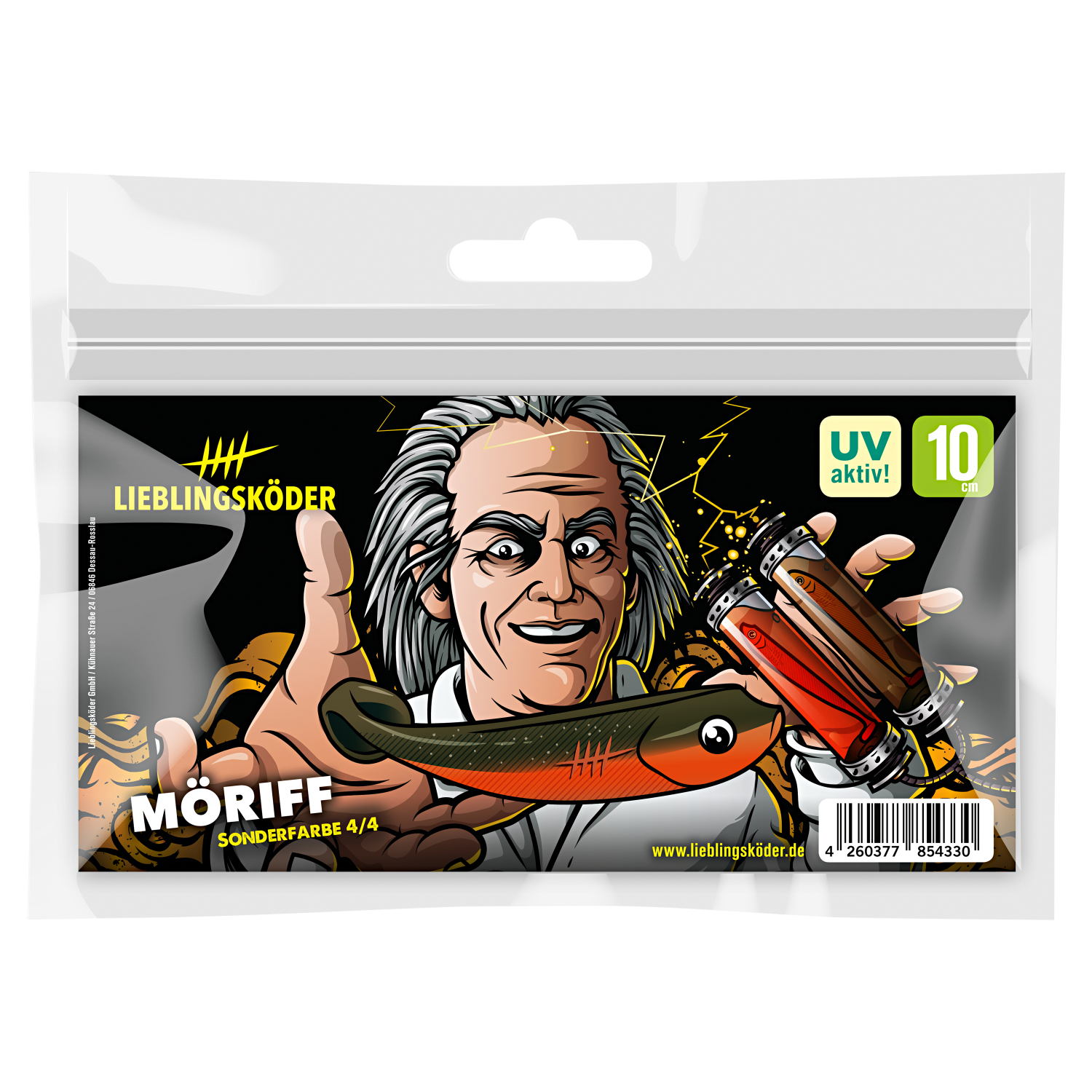 Lieblingsköder Shad Zander Bait (10 cm, MöRiff)