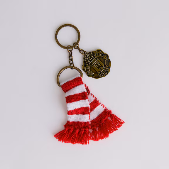 Manchester United Scarf Keyring Red