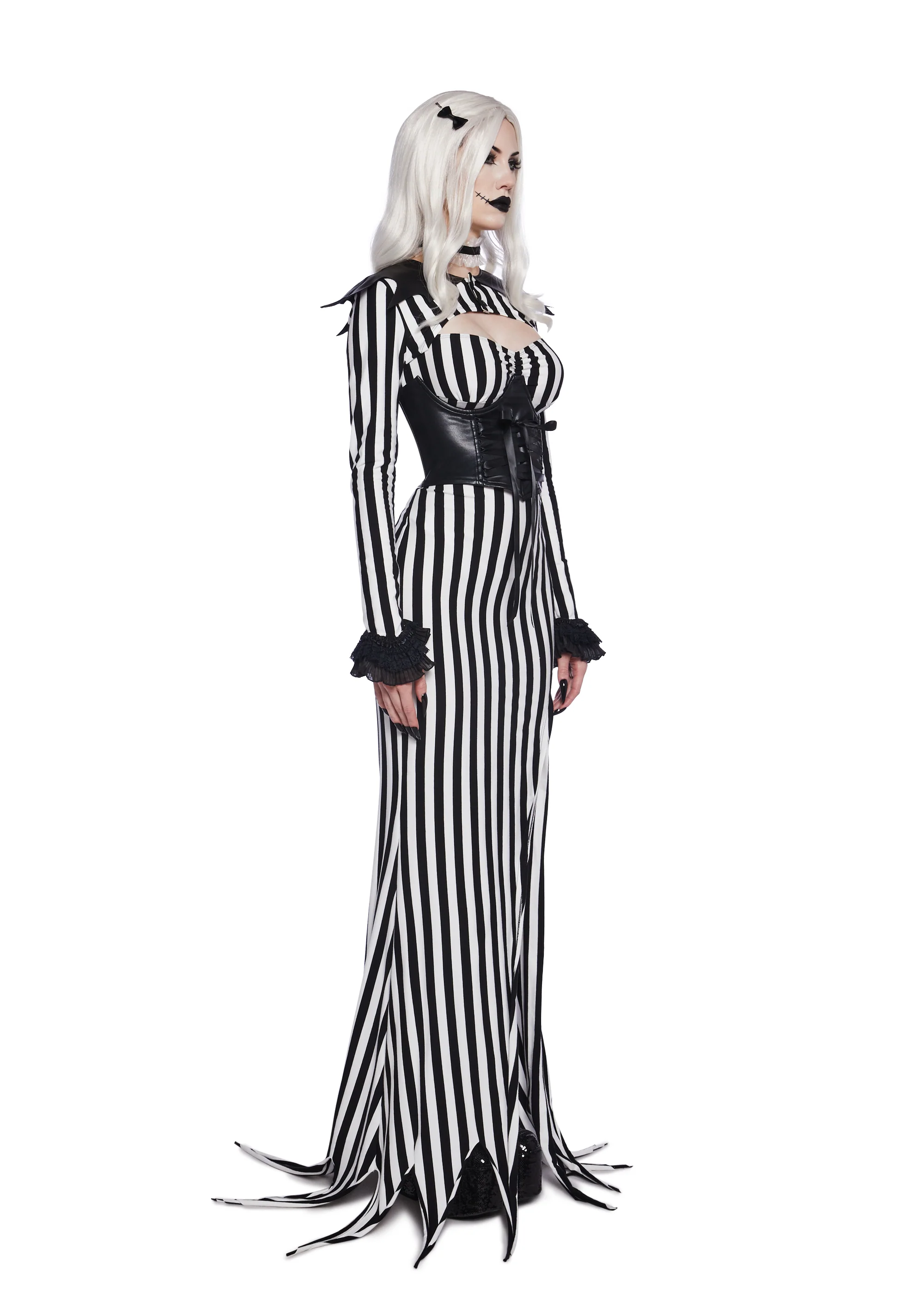Nightmare Pumpkin King Premium Costume And Wig Set